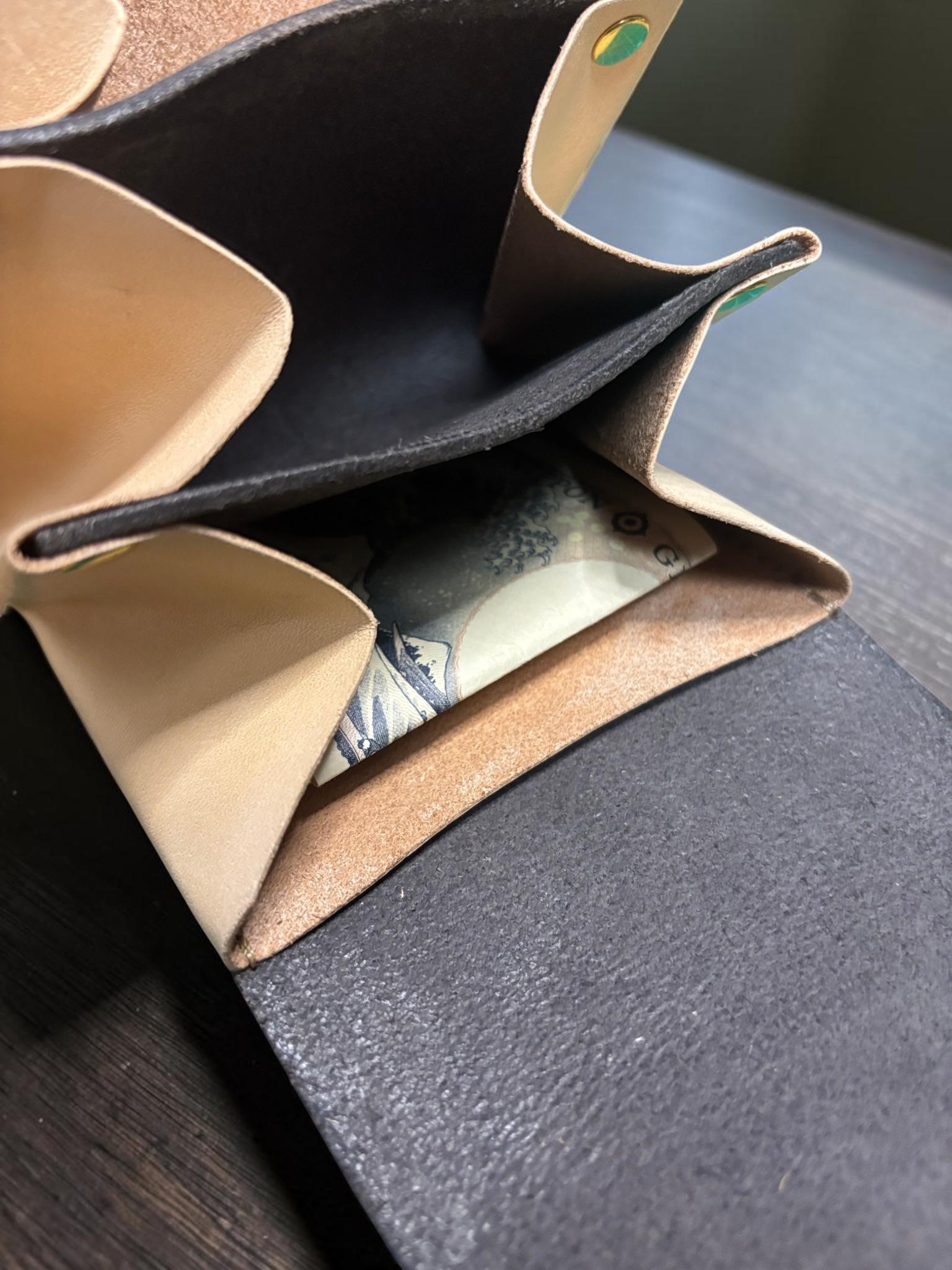 Accordion compact wallet_Linea vasca box_topo | 3枚目